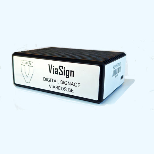 ViaSign mediaspelare till digital skyltning